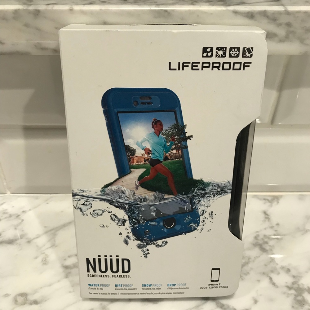 Lifeproof iPhone 7 case, blue